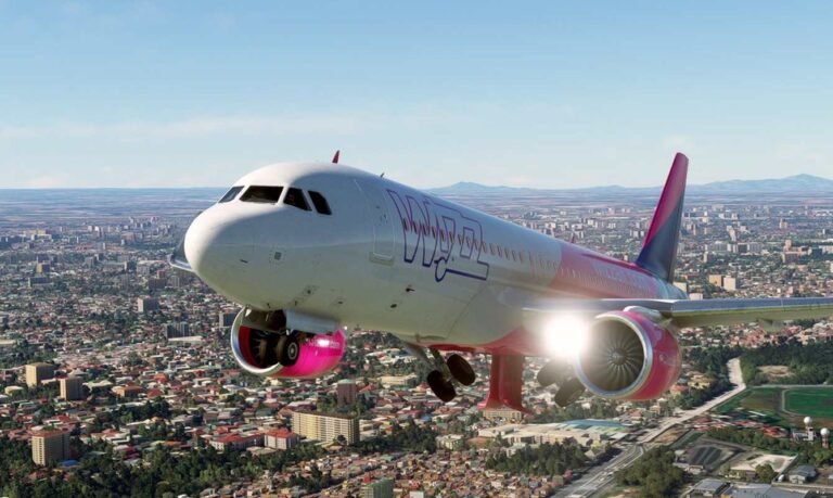 Wizz Air lėktuvas